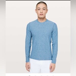 Men’s blue Lululemon Surge Warm Long Sleeve size medium